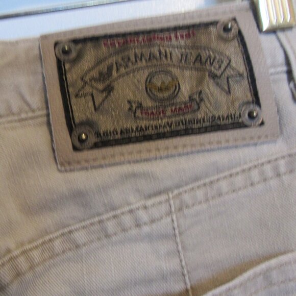 Armani Women Jeans, Grey/brown, sz.28(IT), waist 24in, rise 11 in, cotton, - Picture 4 of 5